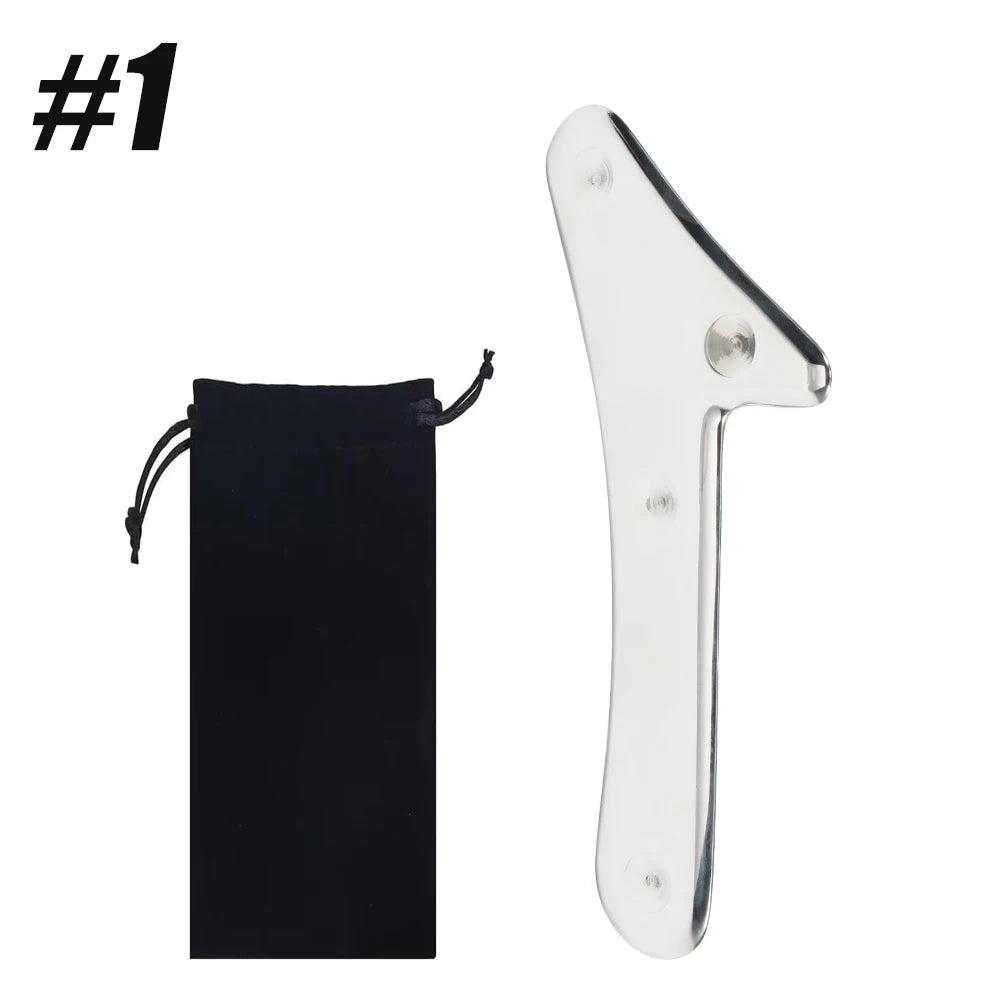 1PCS Stainless Steel Gua Sha Scraping Massage Tool IASTM Tools Great Soft Tissue Mobilization Tool
