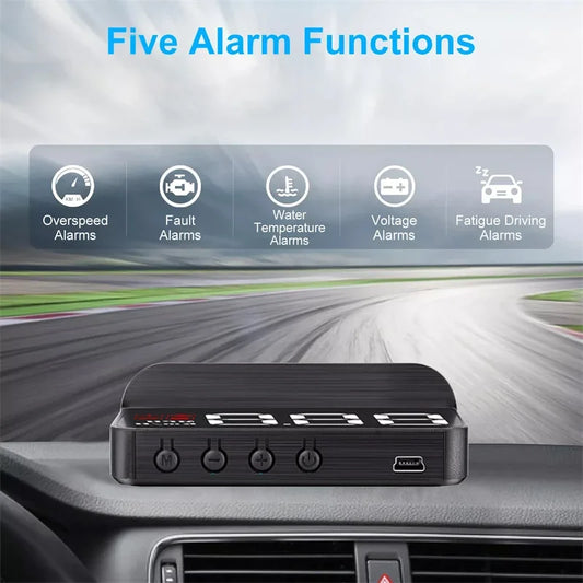 Heads Up Display Automotive Universal Tuning Portable HD Car Display M3 HUD Head-Up Display Obd2 Trip Computer Speed Projector