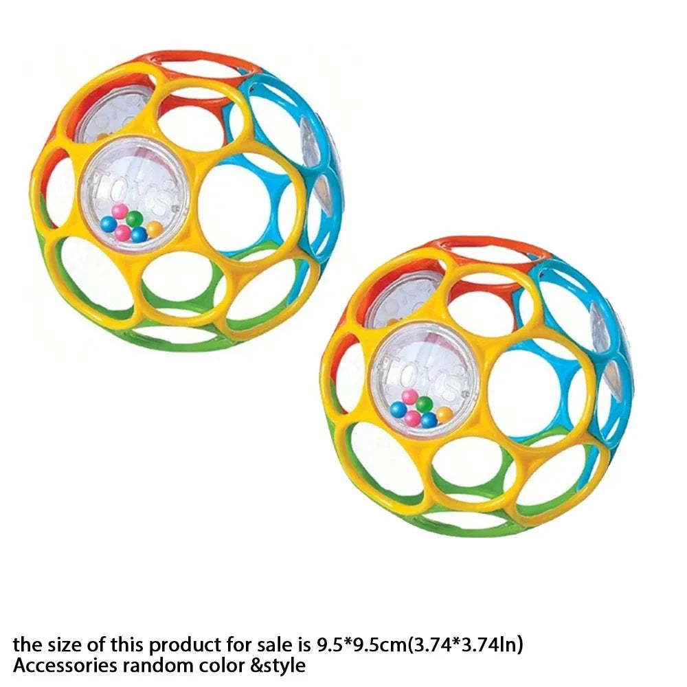 Sensory Teething Ball for Babies, Promotes Motor Skill Development, Baby Shaker, Chew Toy for Teething,Infant , Educational.