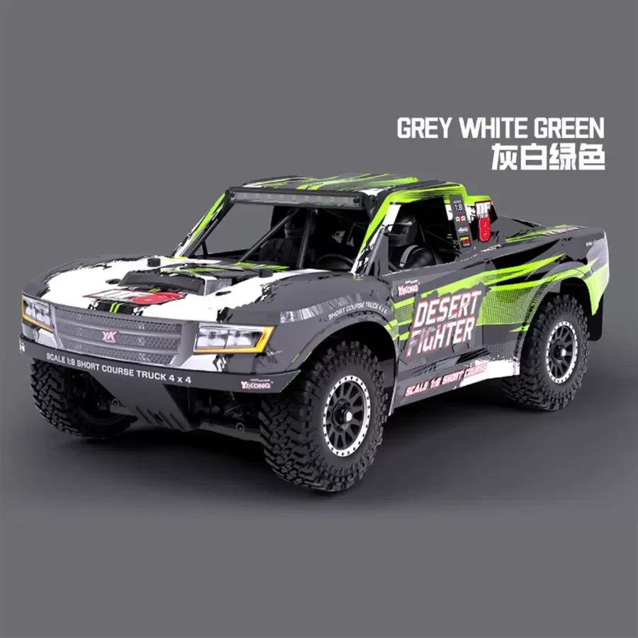 Yikong YK8081 DF8 1/8 4WD Brushless RC Short Course Truck, Independent Suspension Offroad Racing Hobby Car For Adult RC Fans