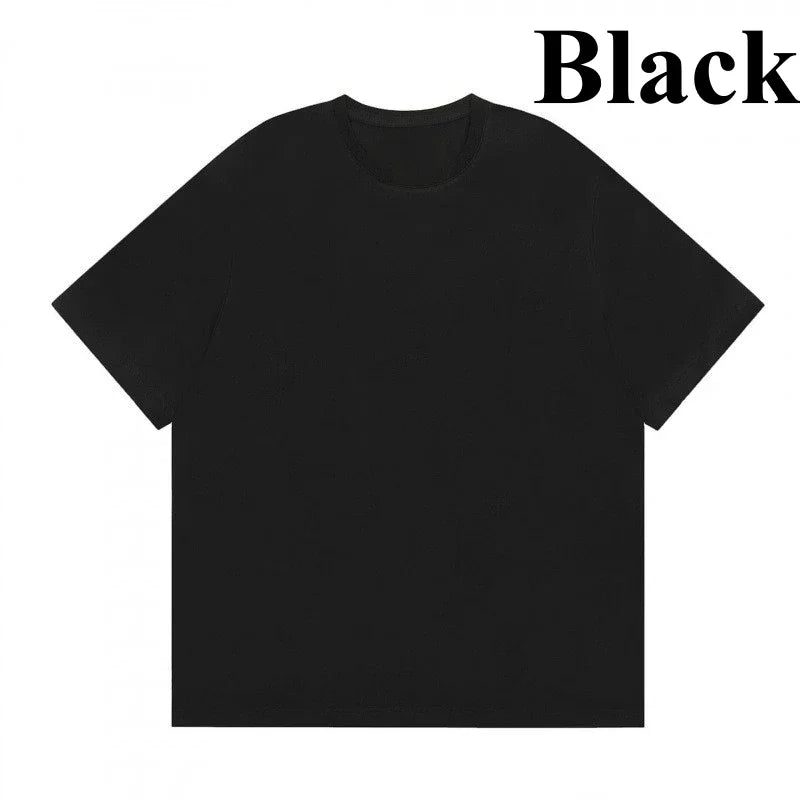 Polo women clothes for woman mens t shirt tops for woman Embroidered round neck T-shirt versatile casual couple style shirts