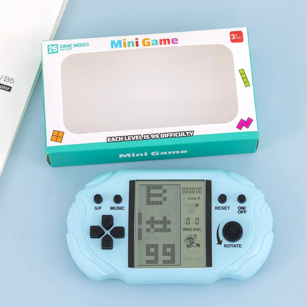 1/2/3 PCS Handheld Brick Game 26 Games Macaron Color Kids Giveaway Prize Small Toy
