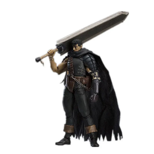 Figma 359 17cm Berserk Black Swordsman Guts Action Figure Movable Joints Anime Game Collectible Model For Anime Fans Display