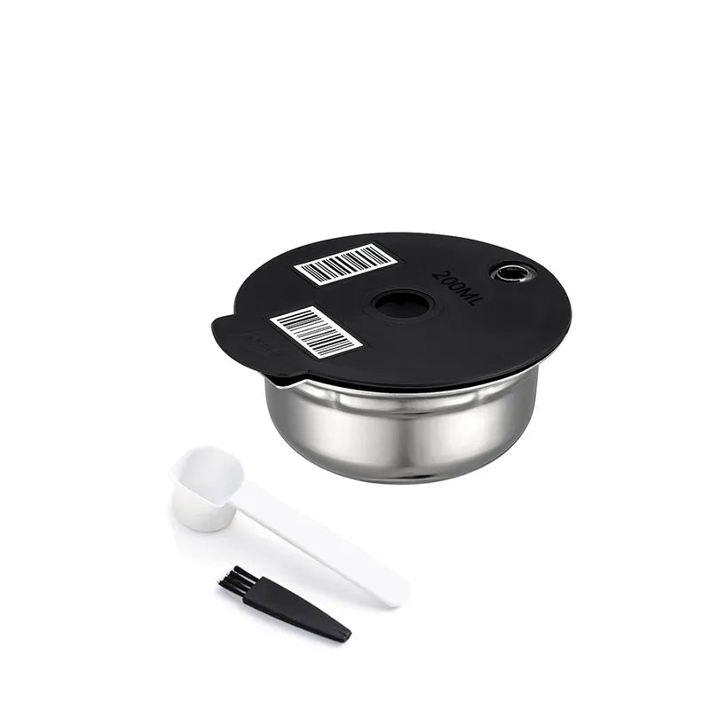 for Bosch Tassimo Happy Vivy Reusable Coffee Capsule Pods Stainless Steel Refillable Capsule Filters 60/180/200/220ML