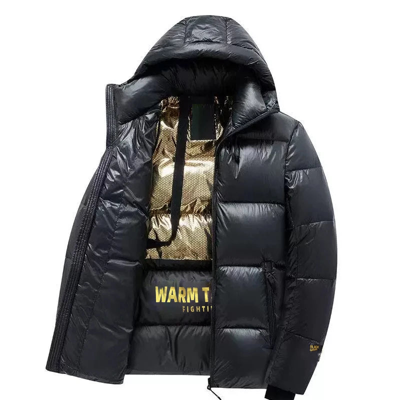 Thick Warm Outerwear Parkas for Men Loose Casual Hooded Puffer Jacket Autumn Winter Versatile High-quality Padded Jacket for Men