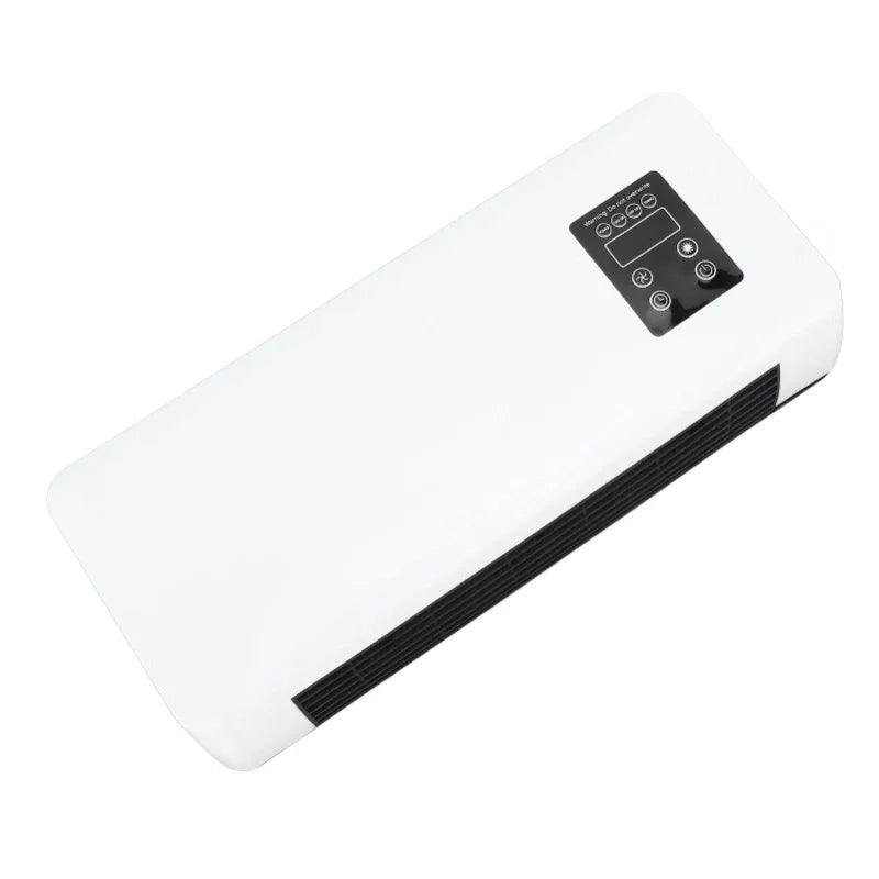 1500W Electric Wall Heater, ABS Wall Mounted Space Heater With Remote Control, Fast Heating And Cooling, Towel Drying Rack