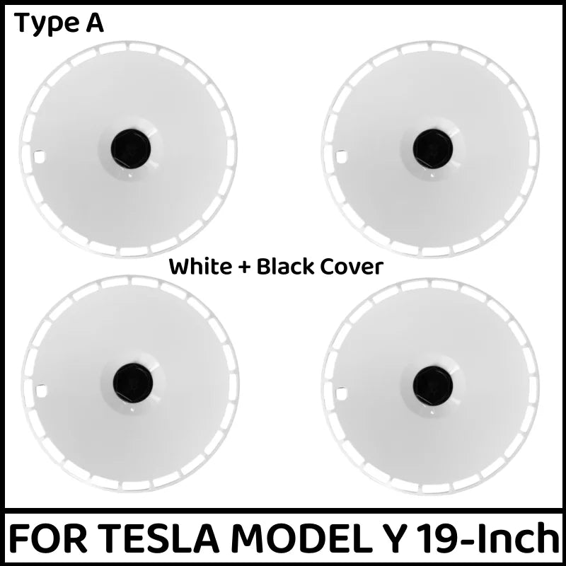 4PCS 19 Inch Wheel Cap Hight Performance Replacement Hub Cap Full Rim Cover Wheel Hubcap For Tesla Model Y 2020-2023 Accessories