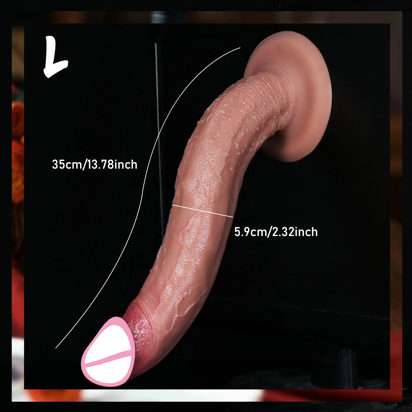 Realistic Long Soft Butt Plug Dildo 3 Sizes Fake Penis Skin Feel Silicone Cock Woman Man Masturbation Suction Cup Anal Sex Toys