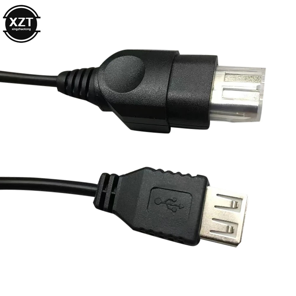 USB CABLE For XBOX Female USB To Xbox Game Controller Adapter Convertion Cable Generation AV Audio Video Composite Wire