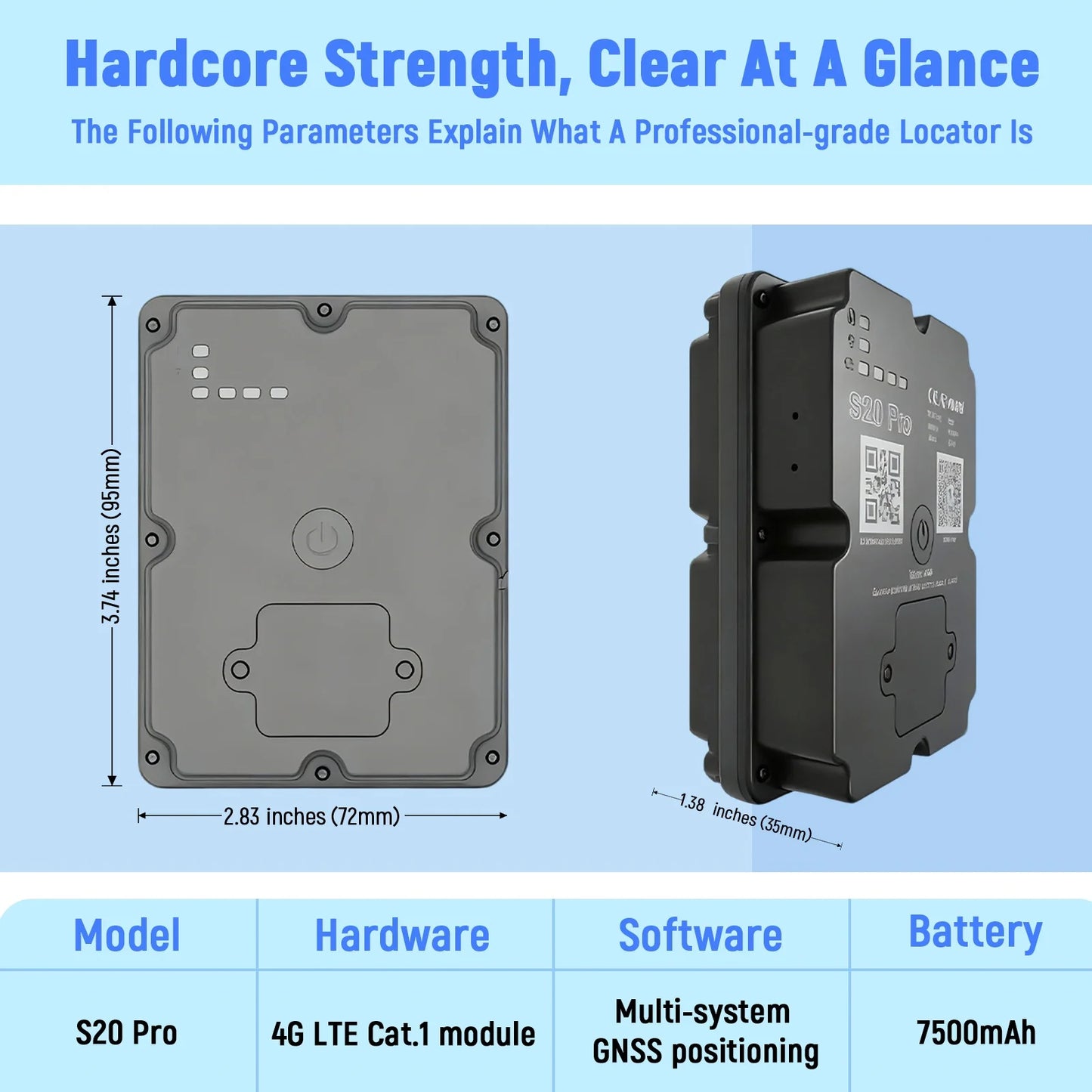 Magnetic GPS Tracker for Vehicles Real-Time Car Anti-Theft Locator with Paid Subscription APP Long Standby