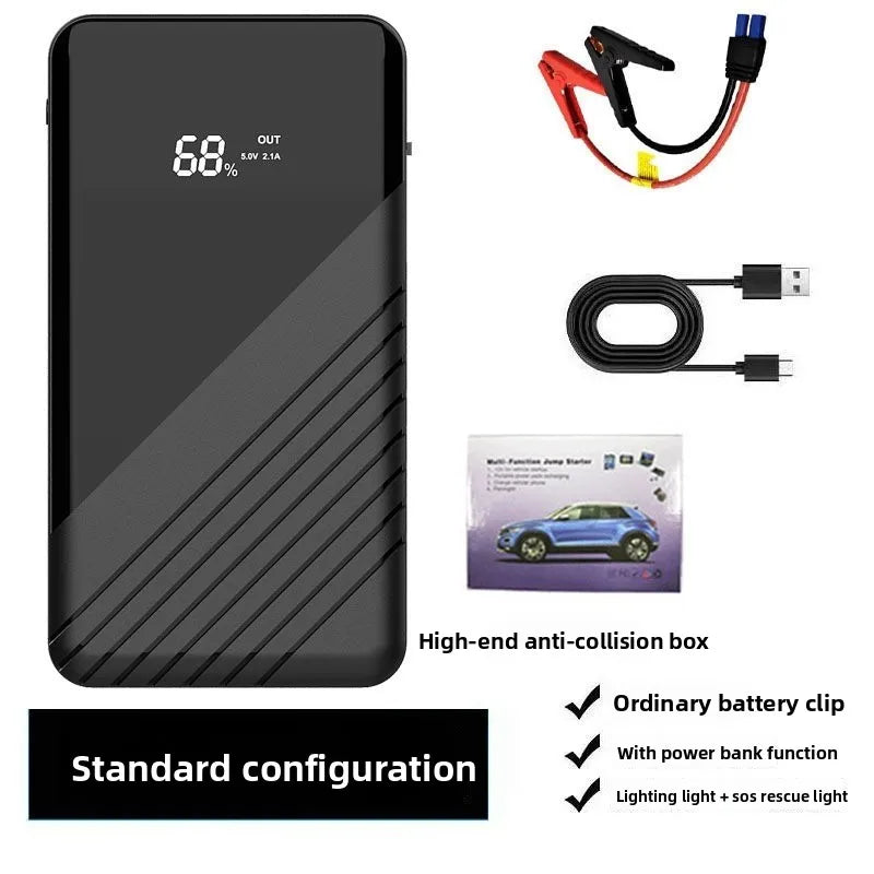 SUKIN 12V Portable Car Jump Starter Power Bank with Air Compressor for Emergency Vehicle Battery Boost Charging and Inflation