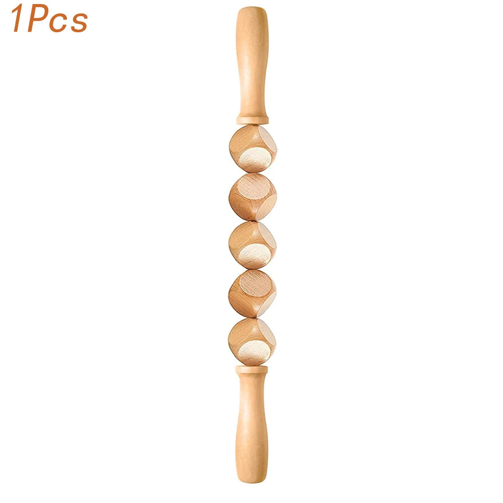 Wood Therapy Massage Tools, Wood Lymphatic Drainage Massage Tools Set for Body Sculpting, Maderoterapia Kit for Anticellulite