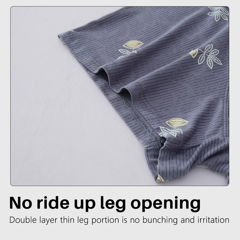 Mens Boxers Shorts Modal Printed Men Panties Seamless Sexy Underwear Man Underpants Panties Male Antibacterial Breathable Boxer