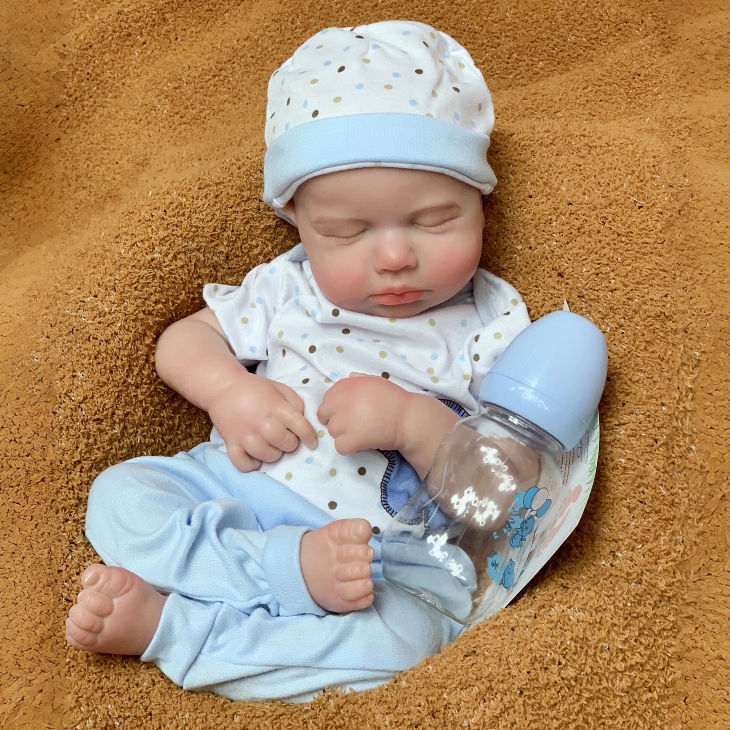 1PC/2 Styles 18Inch/45cm Open Mouth Loulou Soft Silicone Bebe Reborn Girl&Boy Doll With Painted Skin bebe reborn de silicona