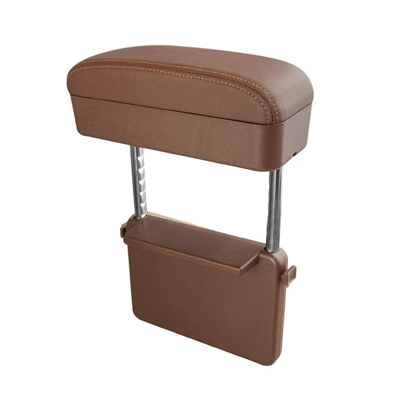 Car Armrest Box Adjustable Elbow Support Seat Gap Organizer Cushion Fit Cars SUV Truck Ergonomic Comfort Drive