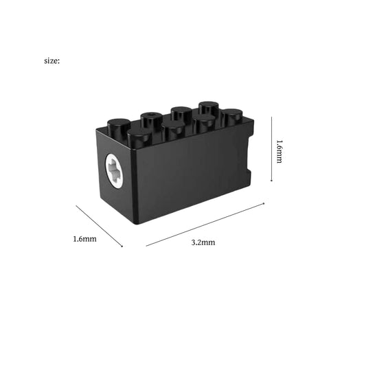 4/8pcs S Drive Motor MOC Technical Part Power Functions Compatible with Legoeds Motor Power Pack Modified Components Engine Toy