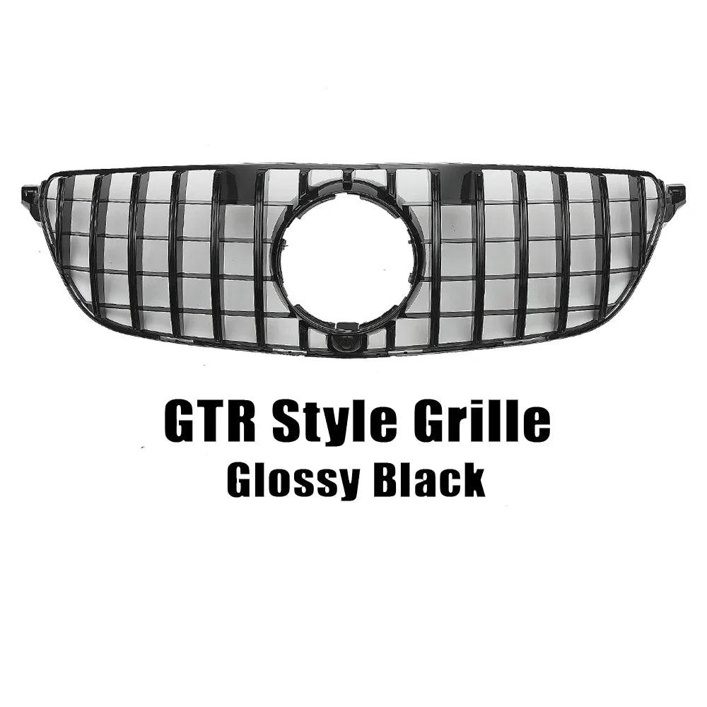XVIP Front Chrome Diamonds Style Racing Grille For Mercedes Benz GLE C292 GLE350 GLE450 GLE500 GLE43 AMG 2016-2019 Upper Grilles