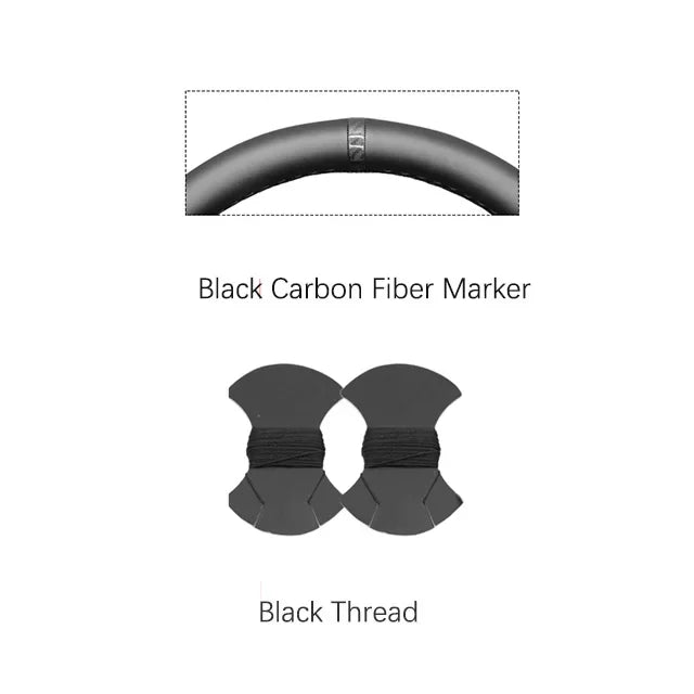 Black Faux Leather Car Steering Wheel Cover for Mitsubishi Lancer Evolution EVO VI 6 V 5 IV 4 1996-2000