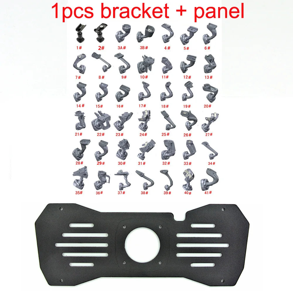 Interior Mirror Dash Cam Mount Arm with Metal Backplate for G840S/ G850/ G850Pro / G900 / G900Pro /G900 Tripro