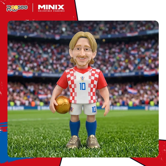 Luka Modrić Action Figure 12cm Croatia National Team Soccer Star MINIX Official Collectible Doll Football Fan Gift