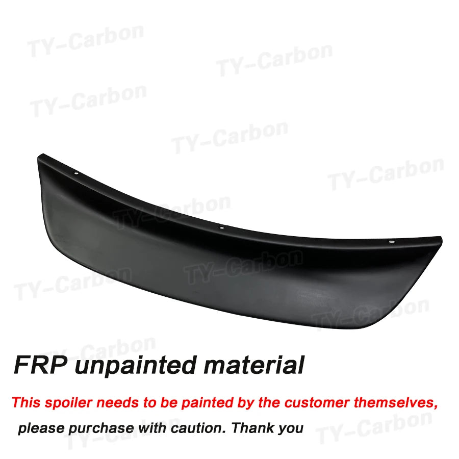 Real Carbon Fibe Car Rear Trunk Wing Spoiler For Porsche 987 Boxster Coupe 2005 - 2012 Rear Trunk Boot Lip Wing Spoilerr FRP