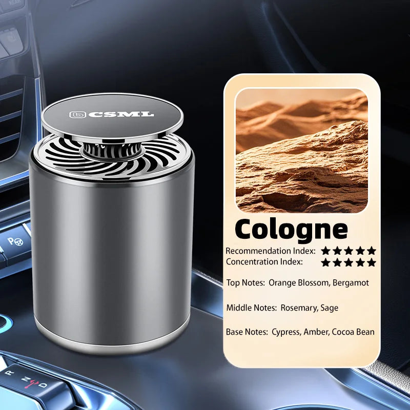 Car Fragrance New Model for Cars, Long-Lasting Light Fragrance Balm, Solid Scent for New Cars, Deodorizing Fragrance Paste, Cologne Gardenia Scent