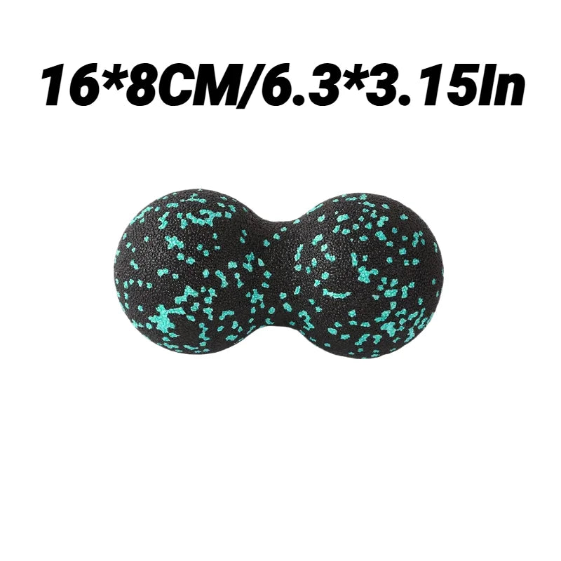 Yoga Peanut Balls Body Massage Fascia Ball Suit Foam Block High Density Muscle Relaxation Lacrosse Exercise Fitness Relieve Pain