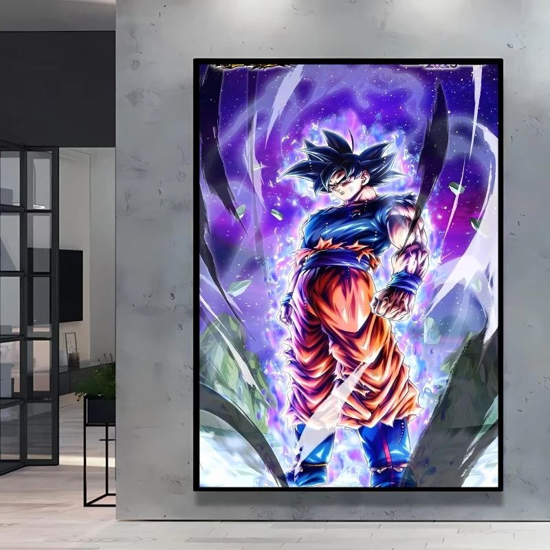 Canvas Posters Dragon Ball Goku Picture Children Gifts Home Decoration Waterproof Comics Pictures High Quality Wall Art Classic
