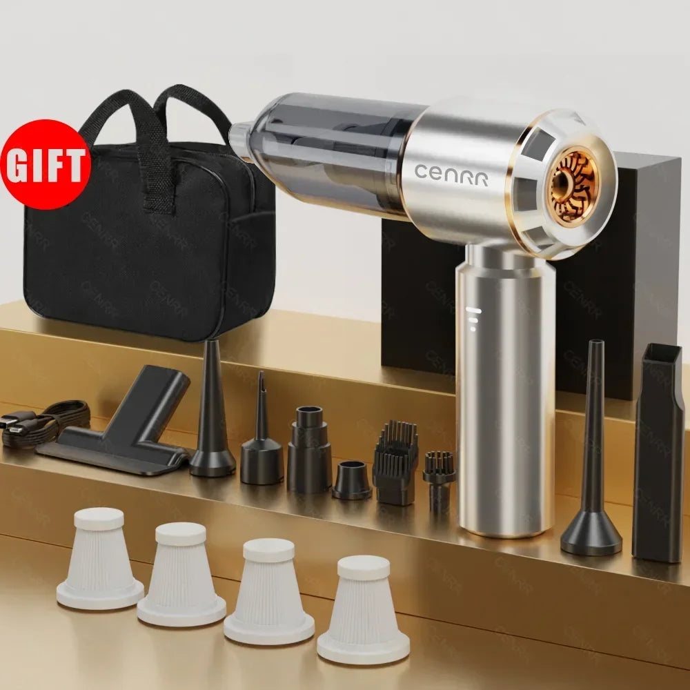 CENRR 360000PA Car Vacuum Cleaner Strong Suction Cordless Wireless Cleaner Portable HandHeld Vacuum Cleaner Cleaning Machine