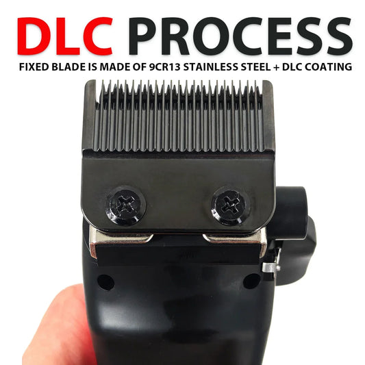 New Professional BRDCLIP M3C 8800RPM High Motor Hair Clipper DLC Blade Barber with Base 4500mAh Hair Cutting Machine Men Trimmer
