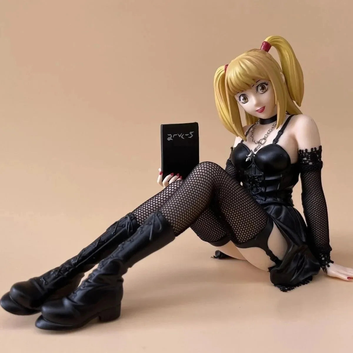 12CM Anime Death Notes Misa Figure Toy Car Deathnote L Killer Misa Amane Figure Doll Collection Model Toy Gift Ornament New