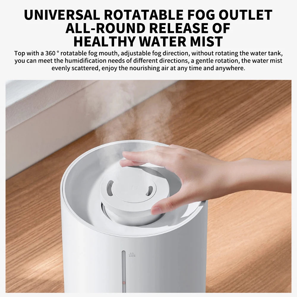 Original MIJIA Humidifier 2 ,300mL/h Humidification 4L Large Capacity Mist Maker Add Water Home Humidity Control Low Sound -CN
