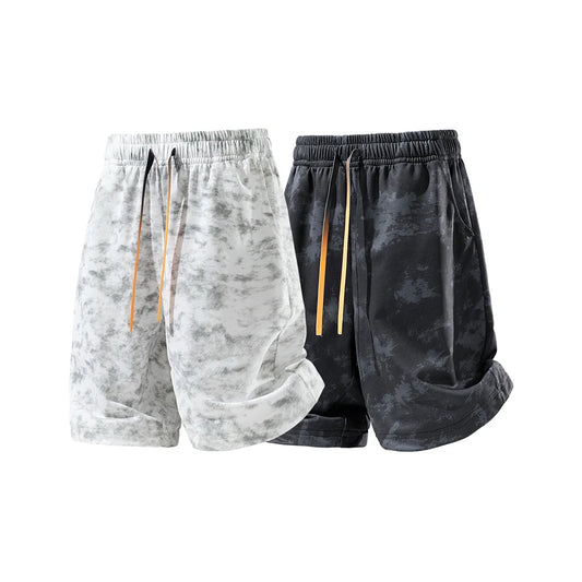 American High Street Five-Quarter Men's Camouflage Shorts Summer Thin Straight Loose Short Sports Pants Trendy Brand Men Bottoms