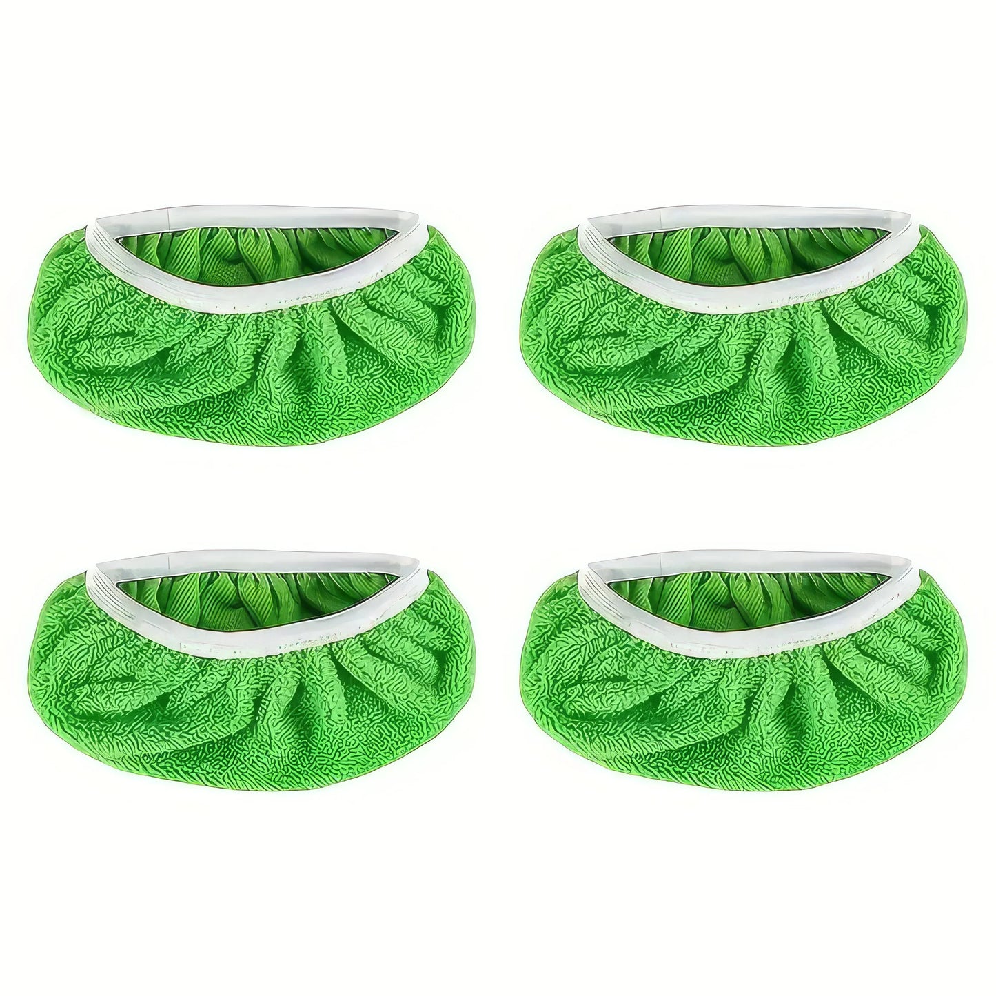 Reusable 100% Coral Fleece Mop Pads, Wet Dry Flat Mop Covers, Washable Refills For Surface & Hardwood Floor Cleaning