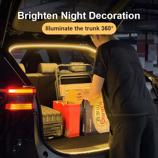 Customized For Toyota Previa Estima Tarago Car LED Trunk Light Interior Atmosphere Light Tail Box Lighting Car Accessories