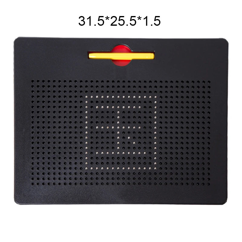 Magnetic Drawing Board Magnetized Board For Children Travel Activities Montessori Education Toy Magnet Ball Pad Magnetic Stylus
