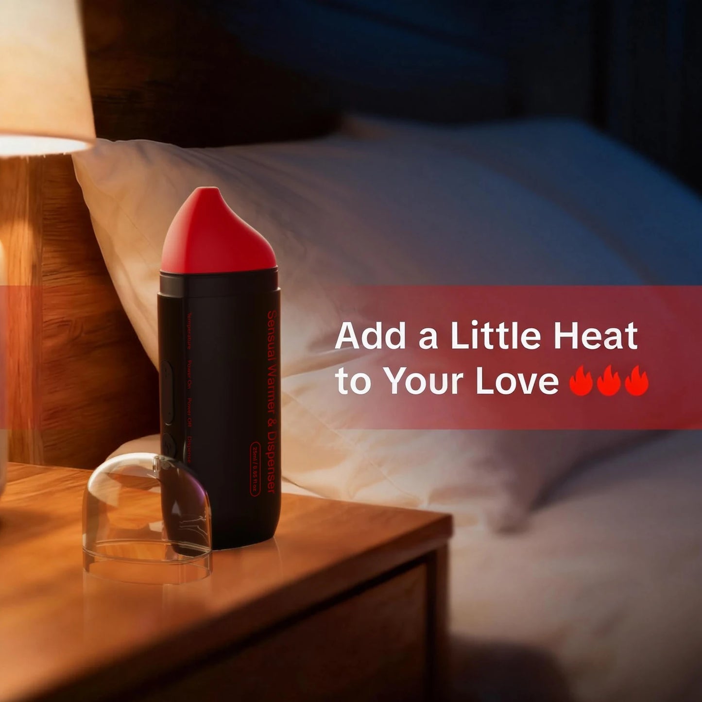 Electric Sexual Lubricant Warmer Dispenser Massage Oil Heater Vagina Anal Lubrication Rapid Heating Personal Lubricants