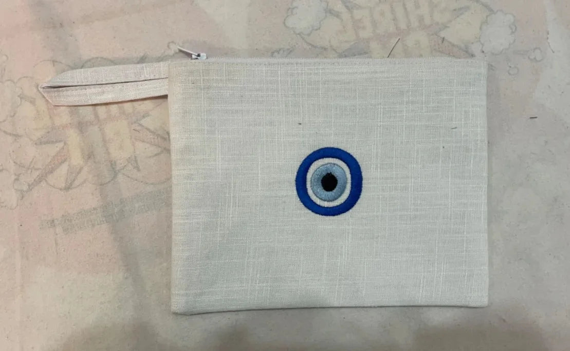 Custom Prototype Kosher Wedding Blanket with Embroidery and Round Navy Blue Hemming Exclusive Custom Print Hats & Caps Product