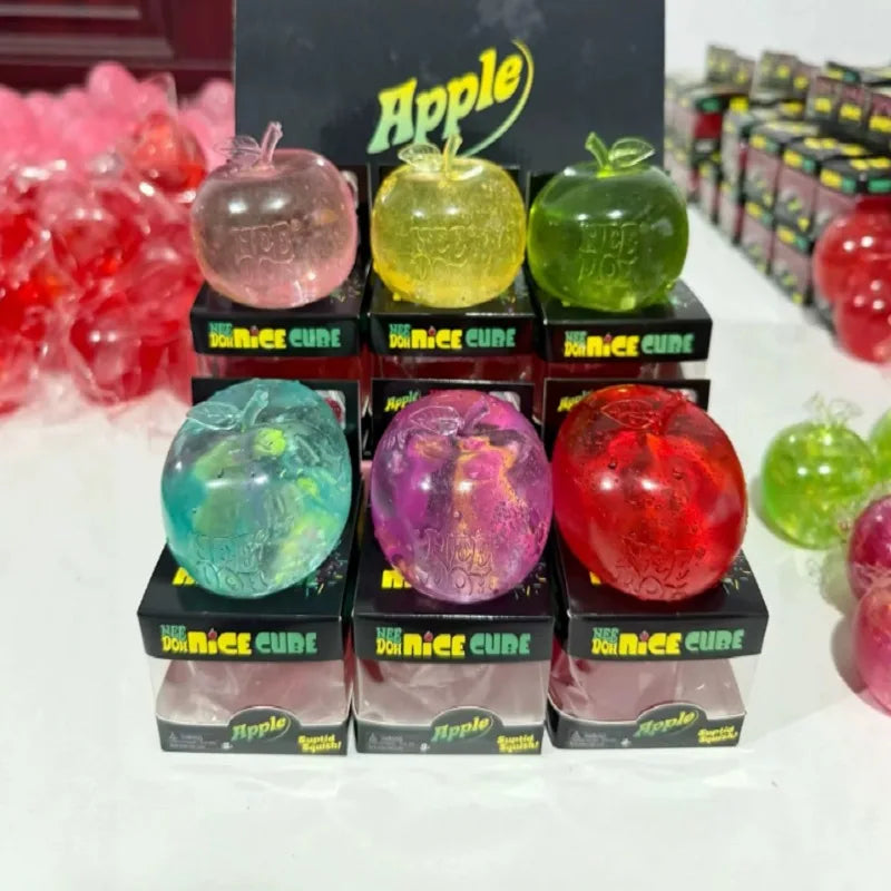 New Sensory Cube Schylling Needoh Pinch Le Glossy Apple Decompression with Slow Rebound Pinch Maltose Decompression Pinch Toy