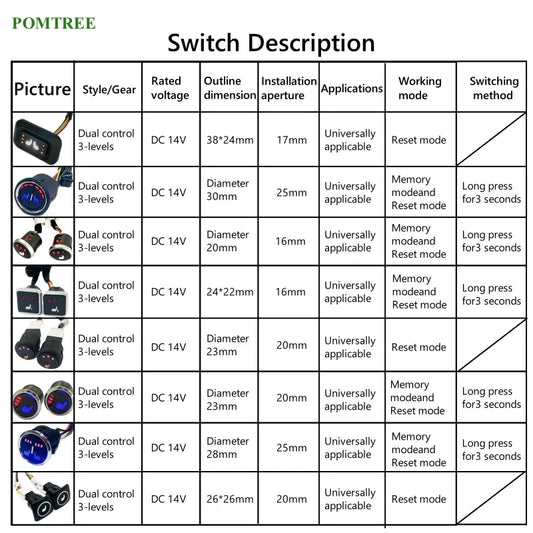 Universal Built-In Car Seat Heater Kit Fit 2 Seats,108W Alloy Wire Heating Pads 3-Level Dual Control Switch with Wiring Harness