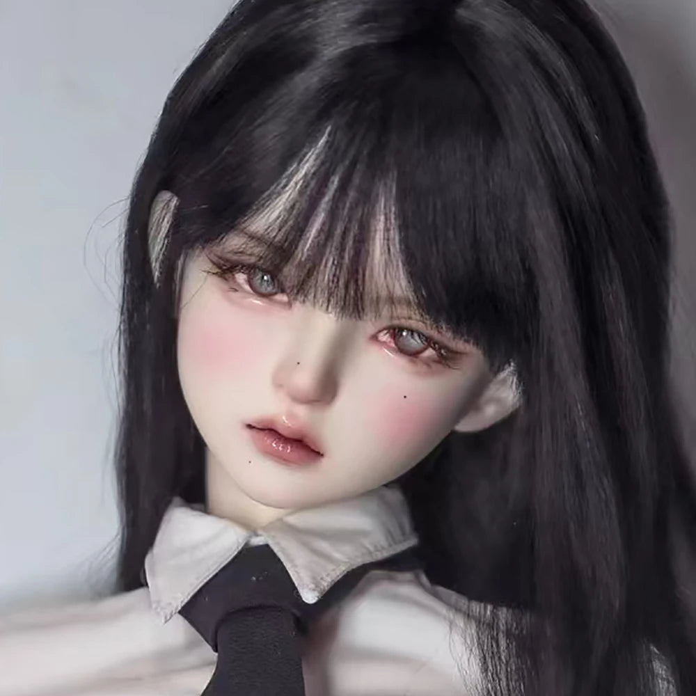 New 1/3 BJD Doll Head Women Resin Material DIY Doll Head No Makeup Head For 1/3 BJD Doll Body Gifts