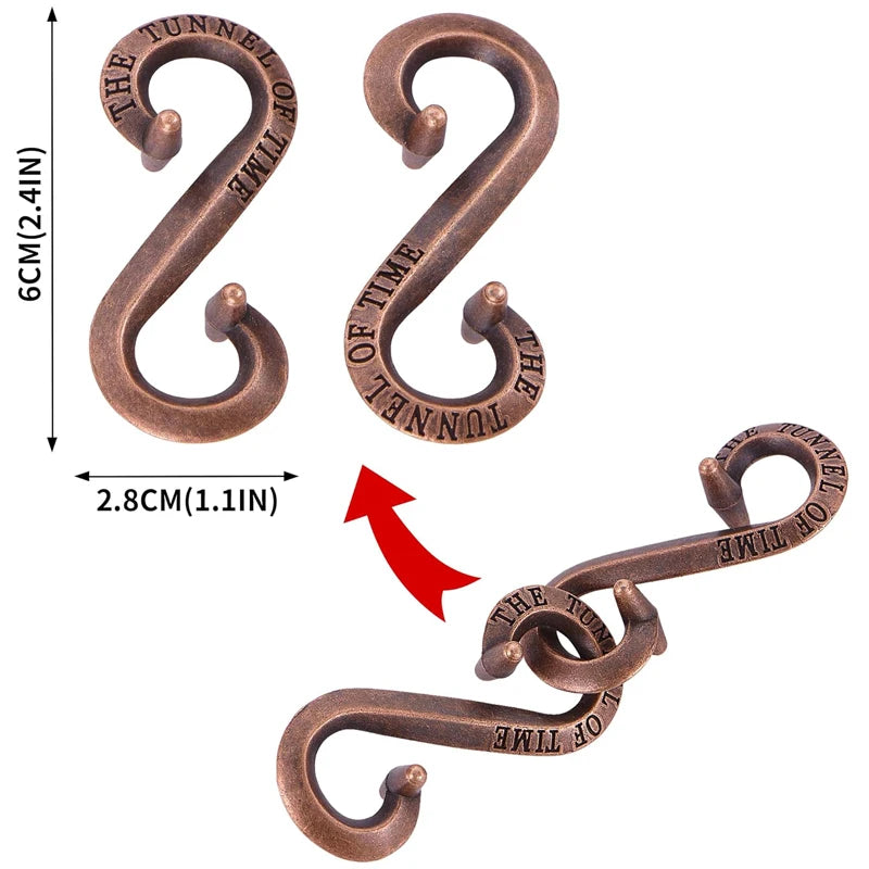 9Pcs Set Puzzle lock Unlock Rompecabezas Metalico Iq Brain Teaser Games For Adults Kids Juegos De Ingenio Y Destreza