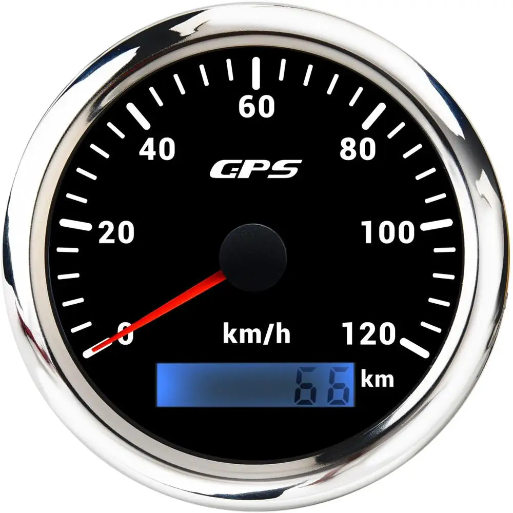 Universal 85MM GPS Speedometer Gauge 7 Color LED Backlight For Motorcycle Marine Boat Truck 60 Kmh 200 Kmh Speed Gauge Meter