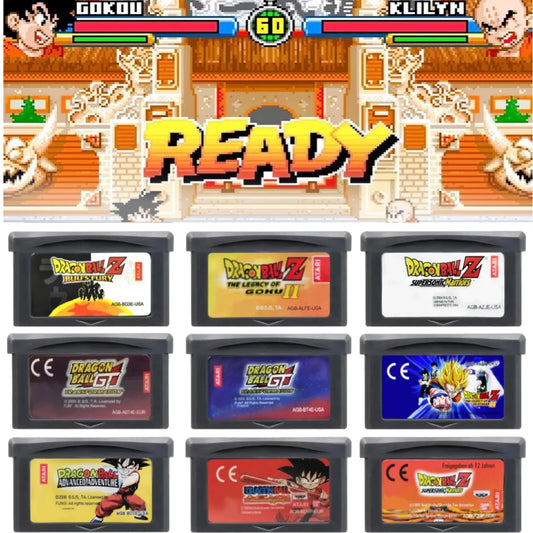 Dragon Ball Z GT GBA Game Cartridge Legacy of Goku Buu's Fury for Advance Retro Action Game Card for Anime Fans Collection