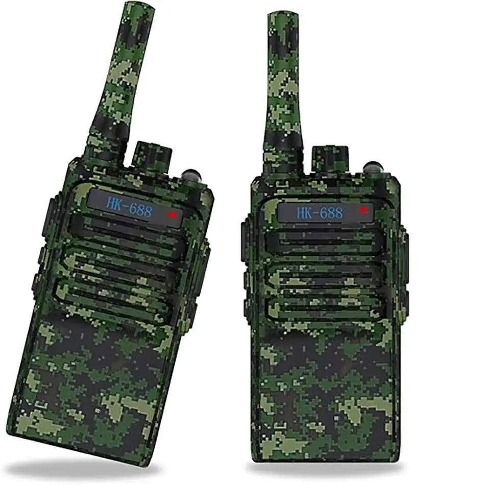 2 Pack Kids Walkie Talkies, 3KM Long Range Two Way Radio, 16 Channels Easy Operation Toy for Boys Girls 3-12 Years Old