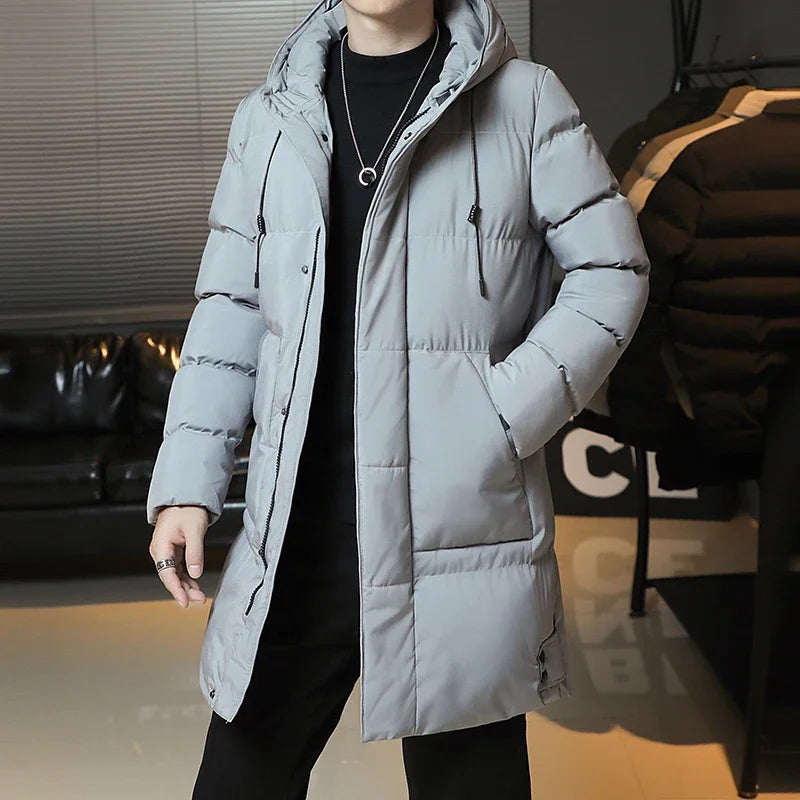 Winter Snow Overcoat -30 Degrees Winter Hot Thicken Men's Down Jackets New Warm Parka Men Women Casual White Duck Down Coat