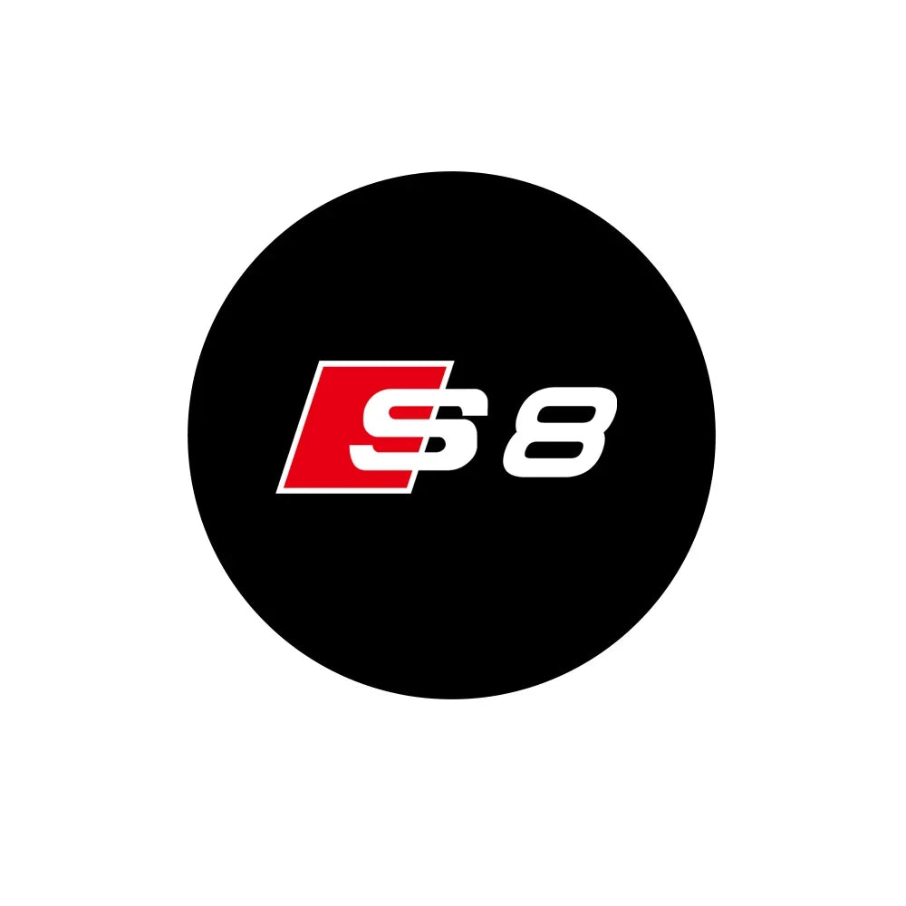 2Pcs HD Car Door Car sticker Lamp Car Door Welcome Light For Audi Sline Q3 A5 A7 A3 Q5 Q7 A4L RS Quattro S3 S4 S6 S5 S7 S8
