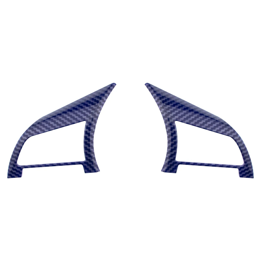 Car Steering Wheel Panel Cover Trim Sticker for Nissan Qashqai J11 Xtrail T32 Rogue Note Versa Kicks Juke Micra Leaf Sentra