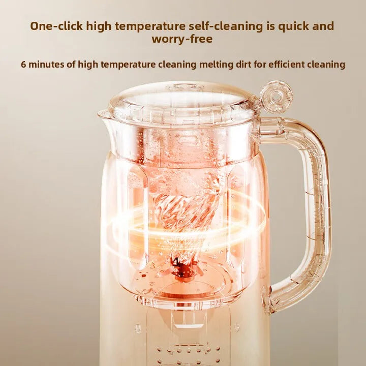 6L Mini Home Soy Milk Maker with Fine Texture, Filter-Free, Cook-Free, Multi-Functional Speedy Soy Milk, Smart Reservation D525