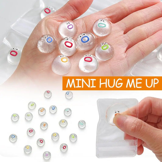 5pcs Mini Squishies Expression Squeeze Fidget Toys Emotion Fidget Poppers Sensory Fidget Toys Cute Desk Accessory For Kids Boys